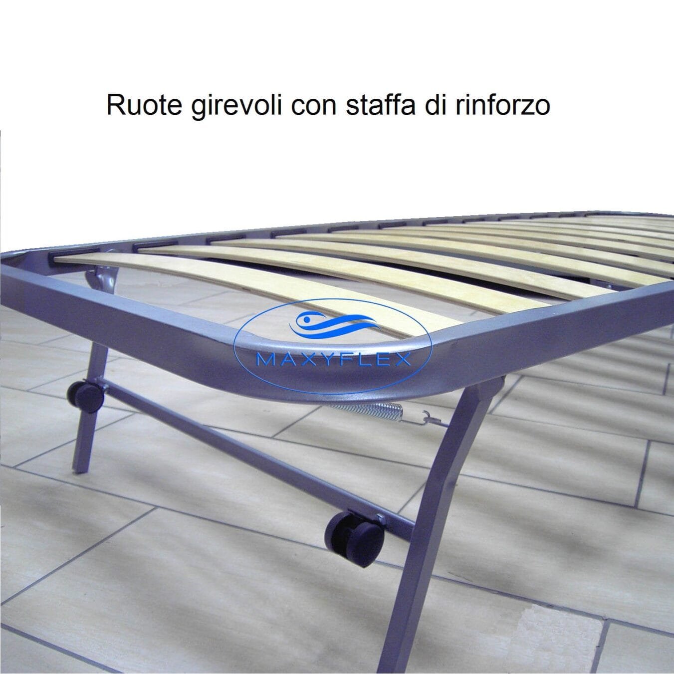 rete estraibile sottoletto con ruote